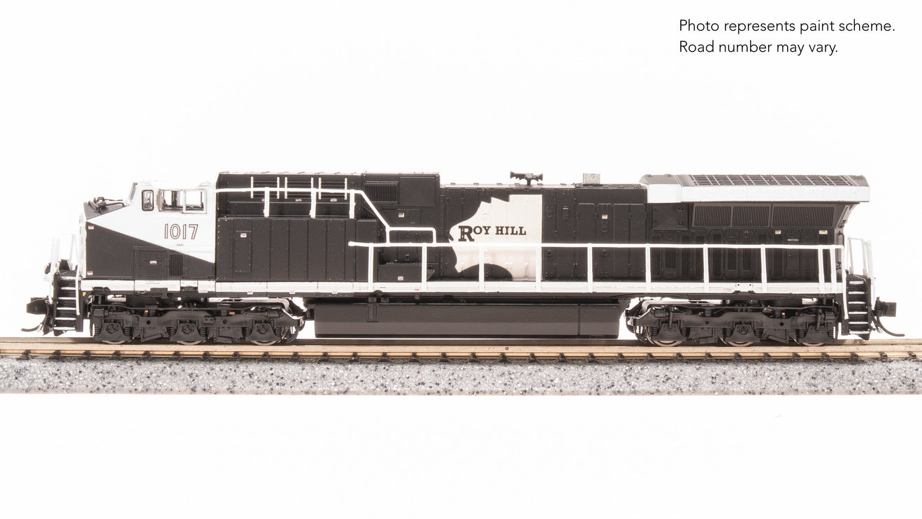 Broadway Limited N GE AC6000, Roy Hill Mining #1017, Black/White Paint Stealth DC