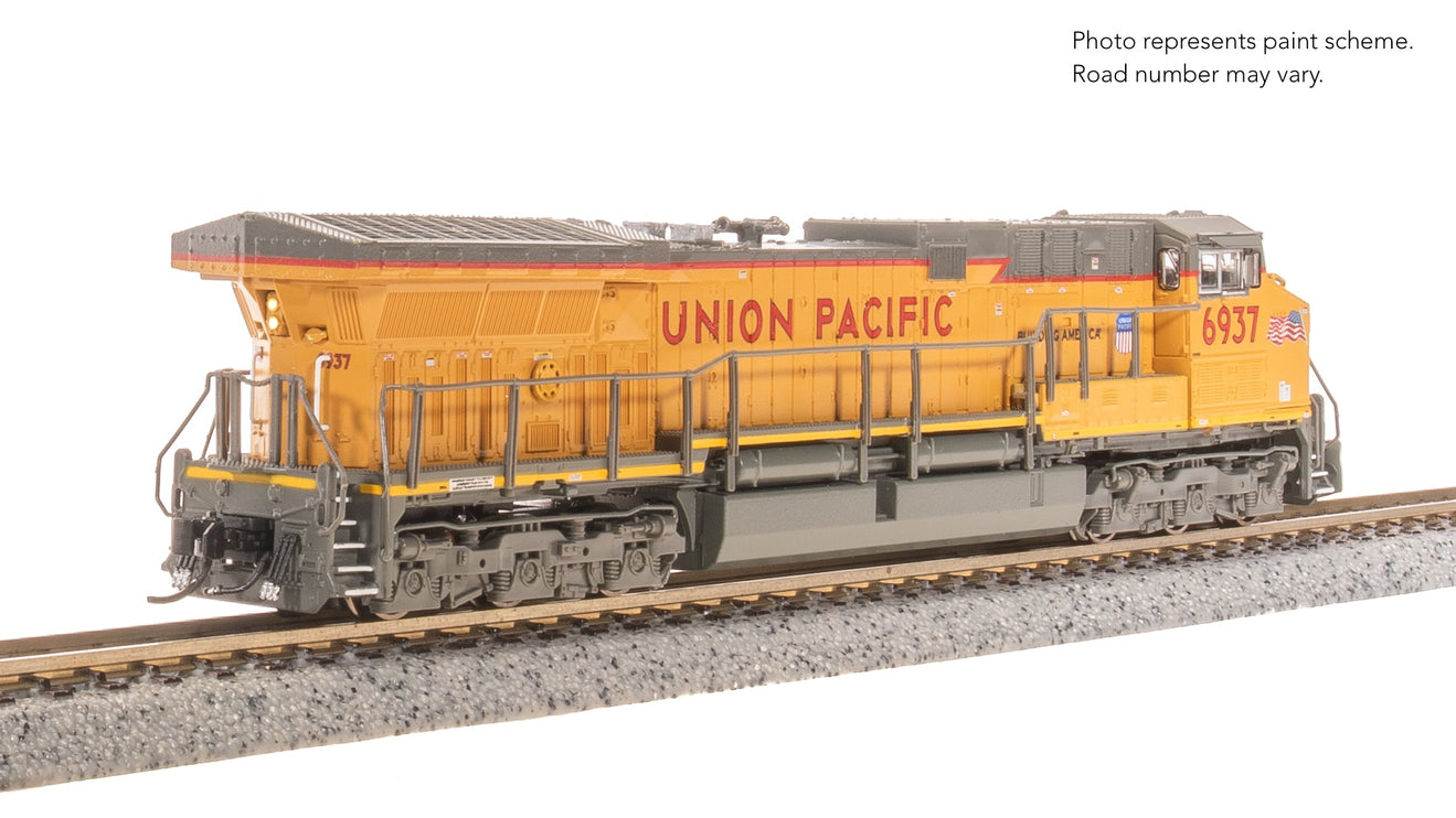 Broadway Limited N GE AC6000, UP #6937, Small Flags Scheme Stealth DC