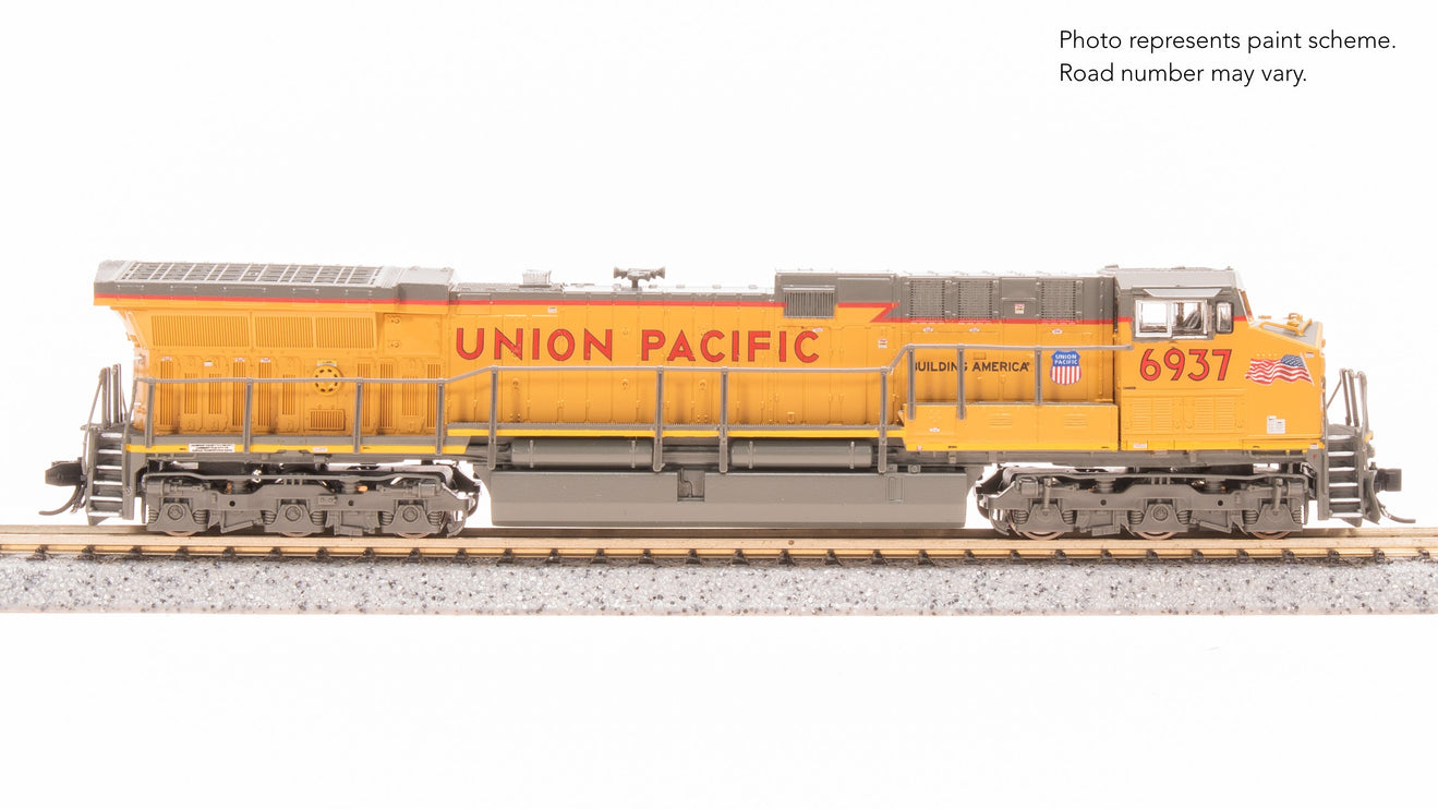 Broadway Limited N GE AC6000, UP #6965, Small Flags Scheme Stealth DC