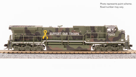 Broadway Limited N GE AC6000, "Support Our Troops" Fantasy Paint Stealth DC