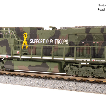 Broadway Limited N GE AC6000, "Support Our Troops" Fantasy Paint Stealth DC