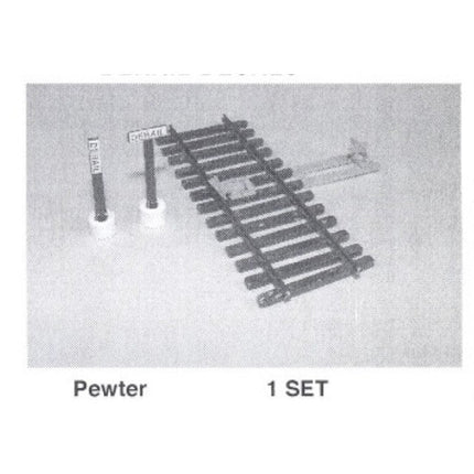 Details West Trackside Details Spur & Yard Track Derail w/Two Styles of Posts & Decals, Switch Stand