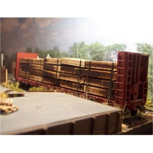 Osborn Models HO Scale Flatcar Lumber Load 1070