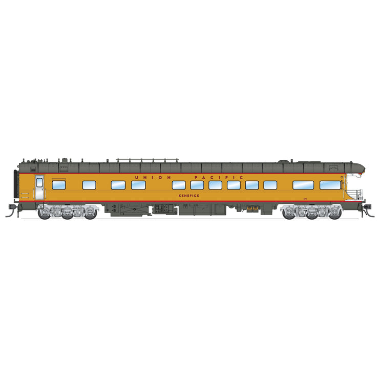 Broadway Limited HO Scale Union Pacific Business Car, UP #119 "Kenefick", "Big Boy Tour" Drumhead