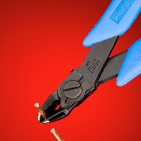 Xuron 9100F Oval Head Micro-Shear® Flush Cutter with Wire Retaining Clip