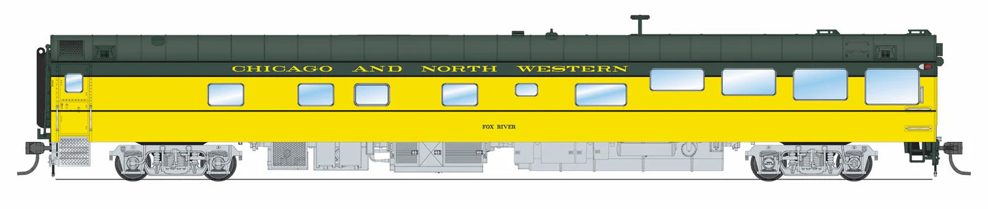 Broadway Limited HO CNW Chicago & North Western Fox River Track Inspection Car