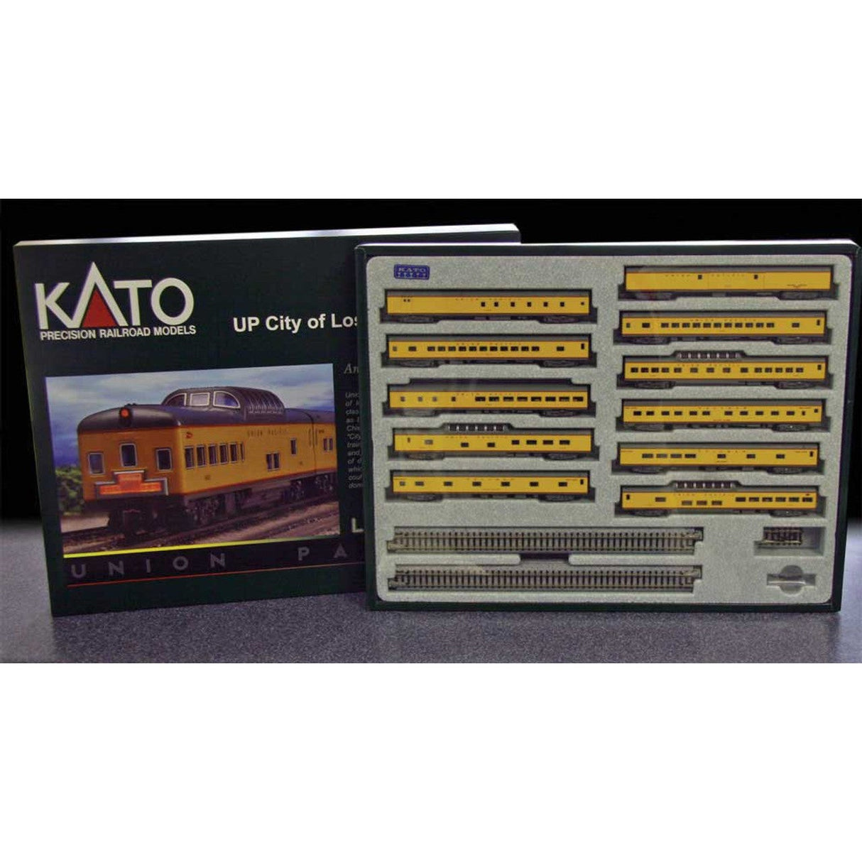 Kato N Scale Union Pacific UP City of Los Angeles 11-Car Passenger Car Set