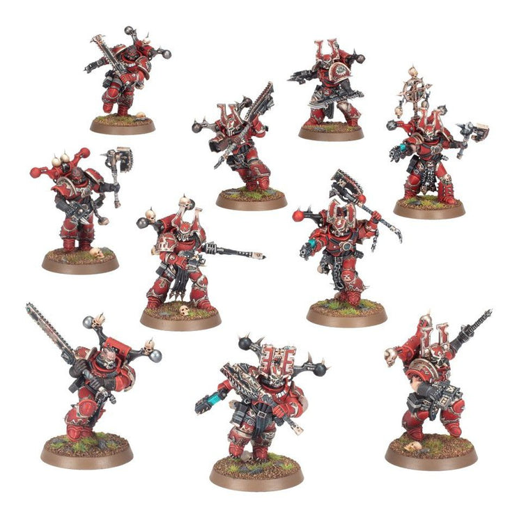 Games Workshop Warhammer 40K World Eaters Khorne Berzerkers