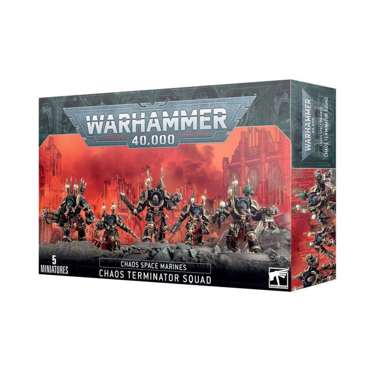 Games Workshop Warhammer 40K Chaos Space Marines Chaos Terminator Squad