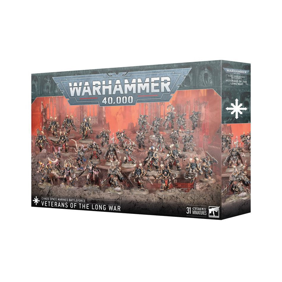 Games Workshop Warhammer 40K Chaos Space Marines Battleforce Veterans of the Long War