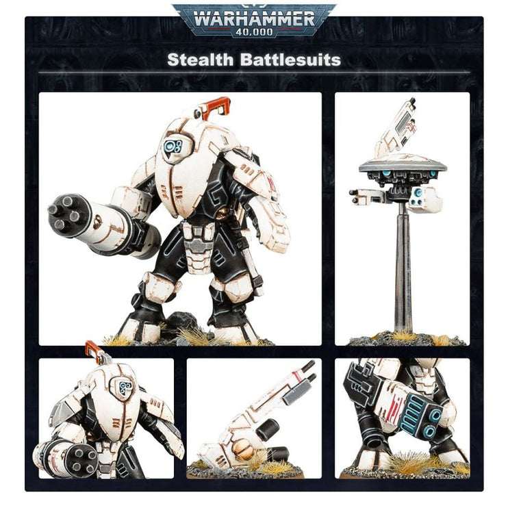 Games Workshop Warhammer 40k T'au Empire Stealth Battlesuits