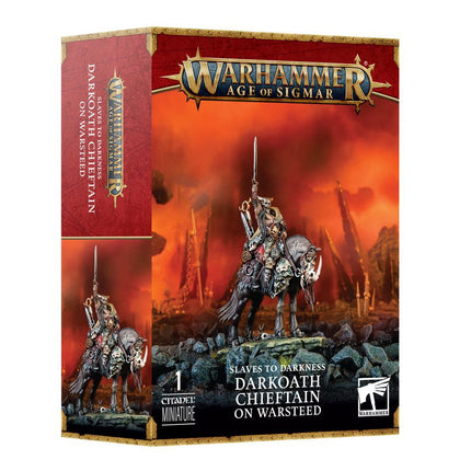 Games Workshop Warhammer Age Of Sigmar Slaves to Darkness Darkoath Chieftain On Warsteed