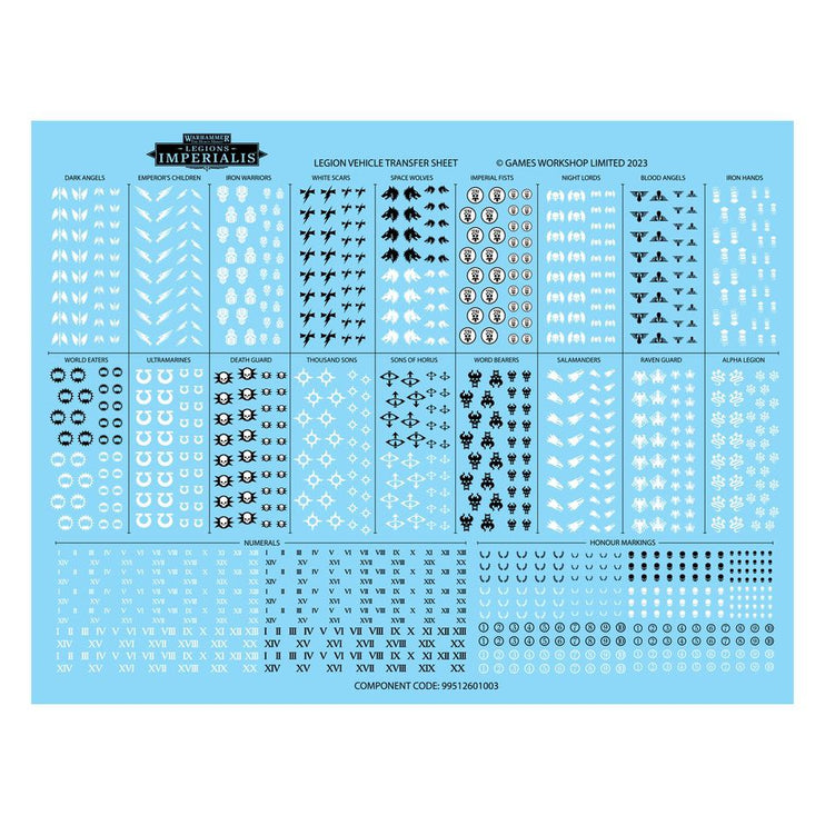 Games Workshop Warhammer The Horus Heresy Legions Imperialis Legiones Astartes Battle Group