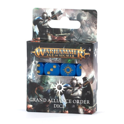 Games Workshop Warhammer Age Of Sigmar Grand Alliance Order Dice