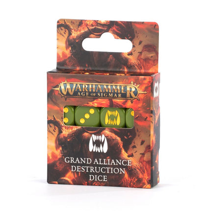 Games Workshop Warhammer Age Of Sigmar Grand Alliance Destruction Dice