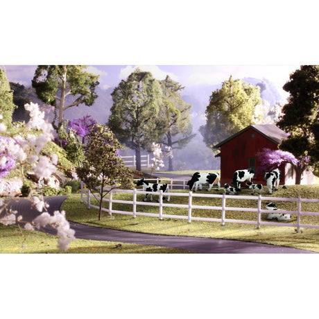 Woodland Scenics HO Scale Holstein Cows w/ Calves & Cow Patty's