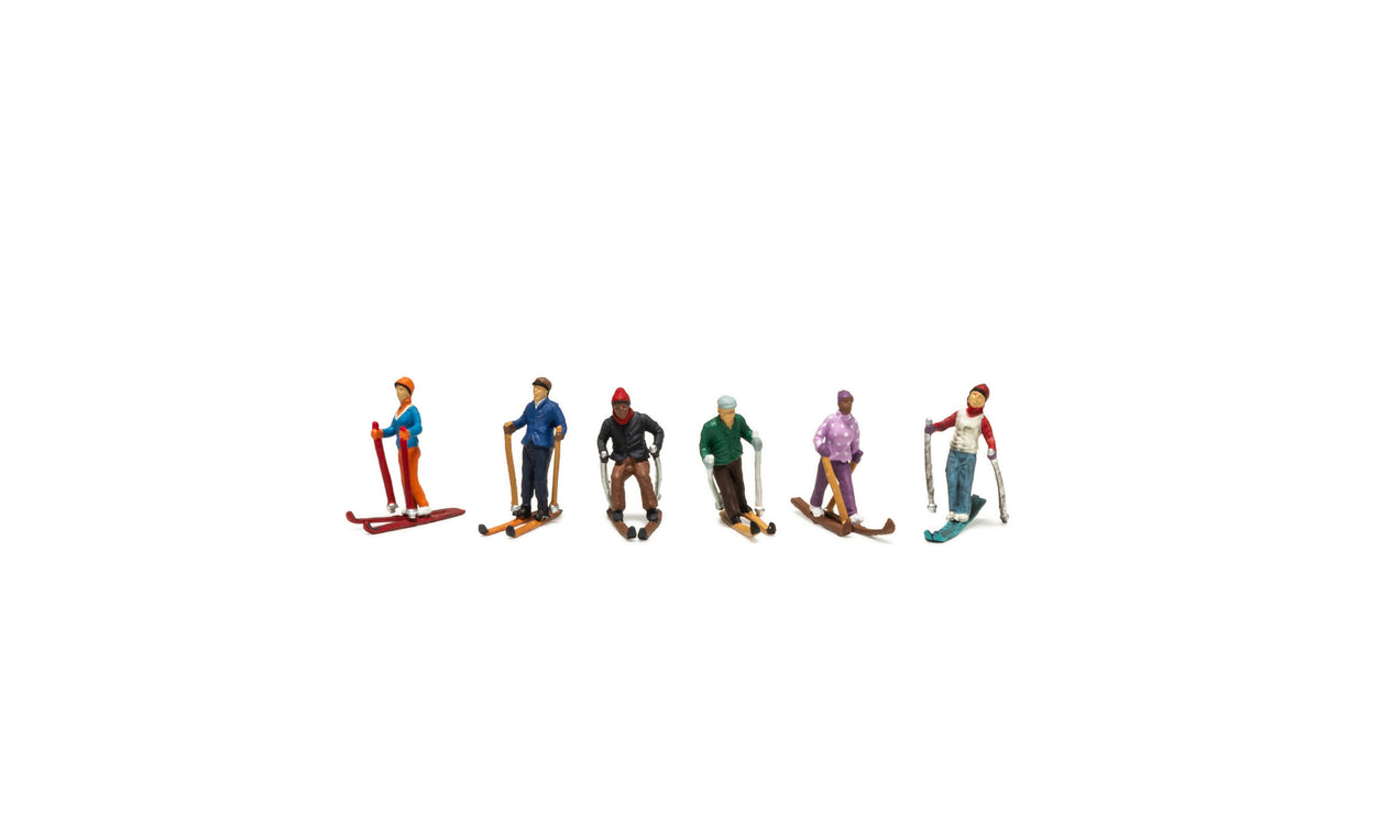 Woodland Scenics HO Scale Snow Skiers | Fusion Scale Hobbies