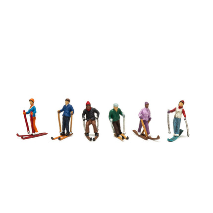 Woodland Scenics N Scale Snow Skiers | Fusion Scale Hobbies