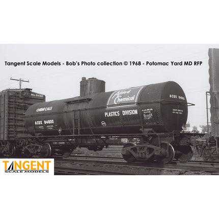 Tangent ACDX "Allied Chemical" 1964+ GATC 1917-design 10000 Gal. Tank Car #84800