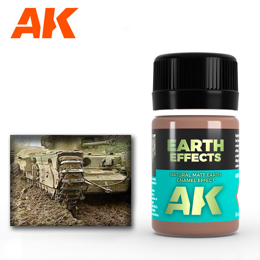 AK Interactive Earth Effects Enamel Paint 35ml Bottle