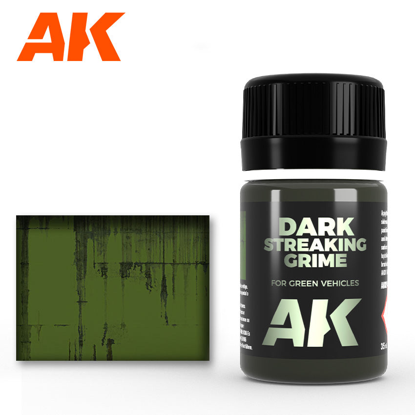 AK Interactive Dark Streaking Grime Enamel Paint 35ml Bottle