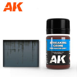 AK Interactive Panzer Grey Streaking Grime Enamel Paint 35ml Bottle