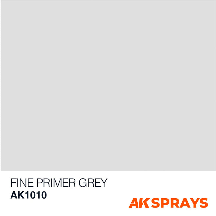 AK Interactive Fine Primer Grey Spray 200ml Can