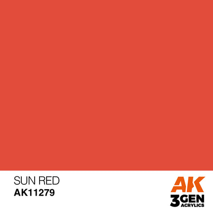 AK Interactive 3Gen Sun Red Color Punch