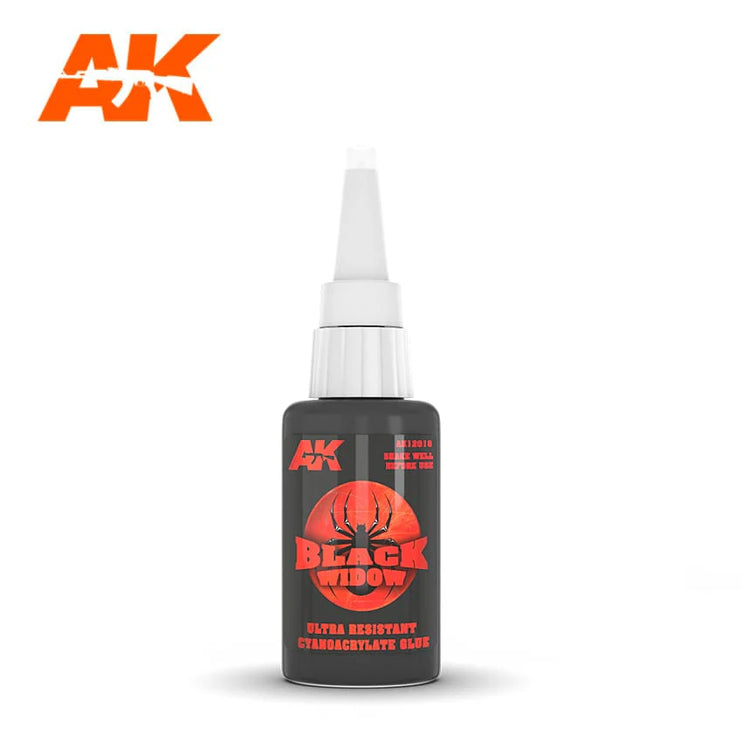 AK Interactive Black Widow Cyanoacrylate Glue CA Adhesive