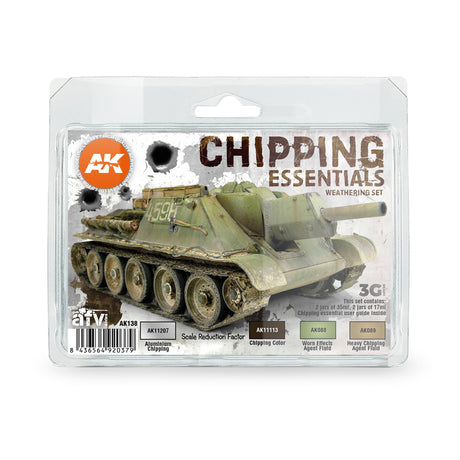 AK Interactive Chipping Essentials Weathering Set