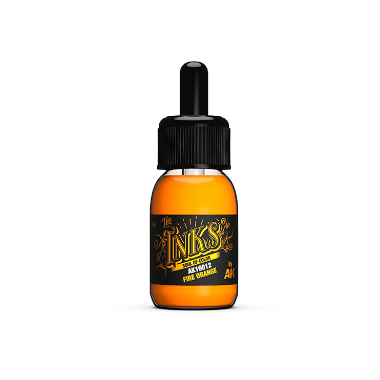 AK Interactive The INKS Fire Orange 30 ml