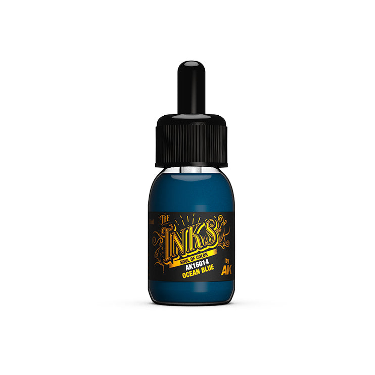 AK Interactive The INKS Ocean Blue 30 ml