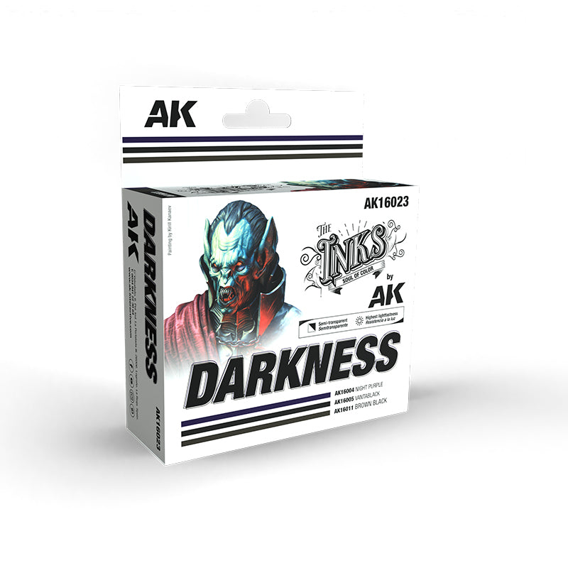 AK Interactive The INKS DARKNESS Set