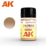 AK Interactive Filter Ocher for Sand Enamel Paint 35ml Bottle