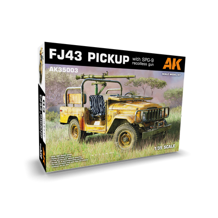 AK Interactive FJ43 Pickup with SPG-9 Recoilless Gun 1:35 scale