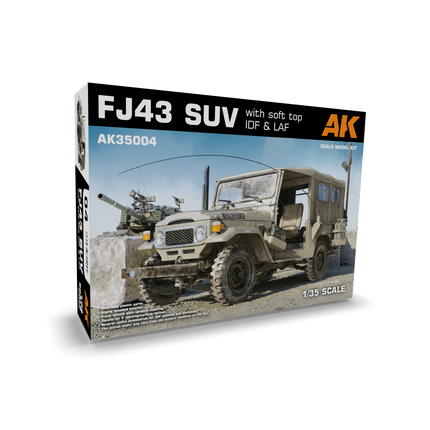 AK Interactive 1/35 FJ43 SUV with Soft top IDF & LAF