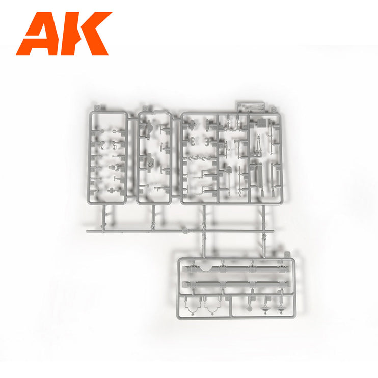 AK Interactive 1/35 PZ.KPFW.IV Ausf.D Deutsche Afrika Korps Plastic Model Kit