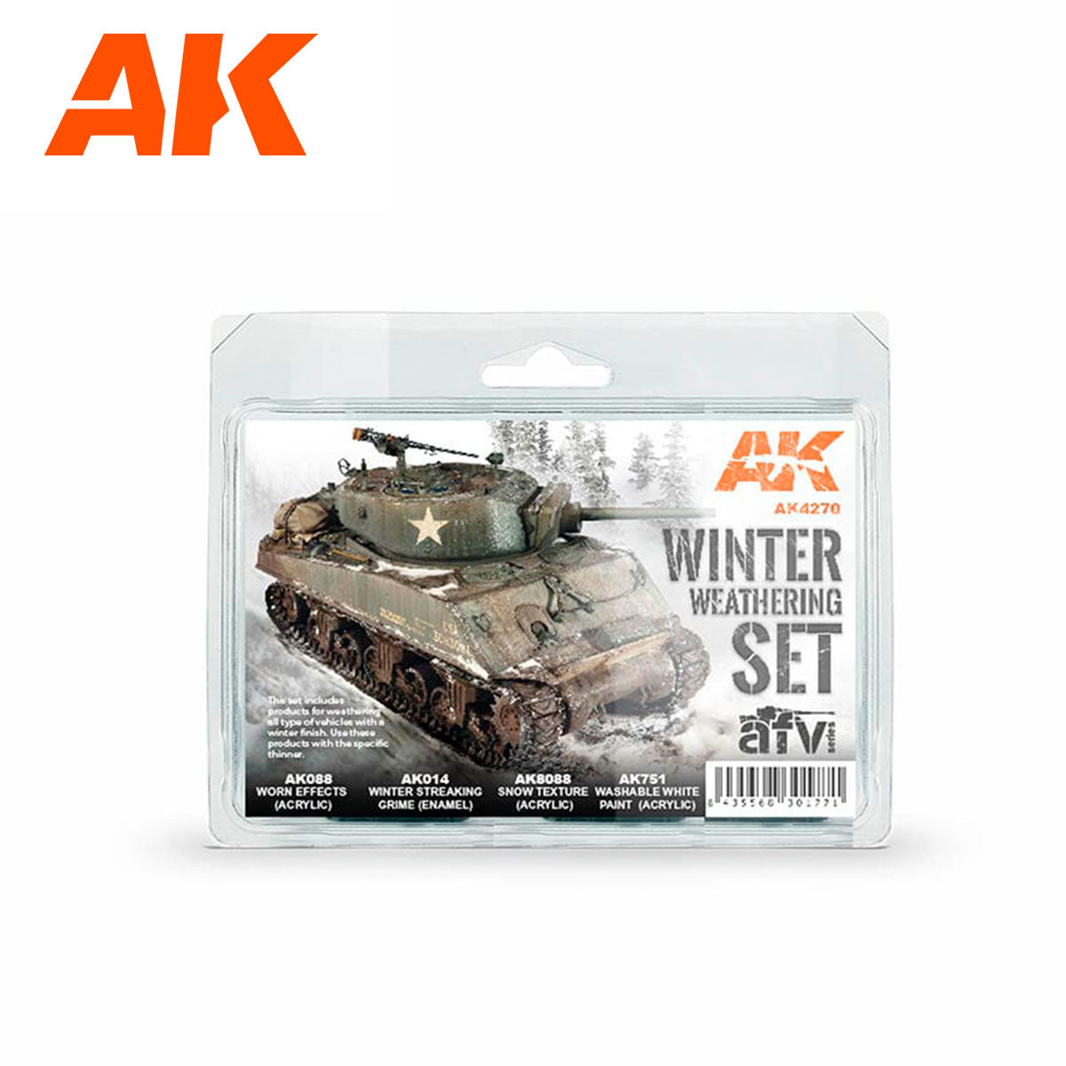 AK Interactive Winter Weathering Set