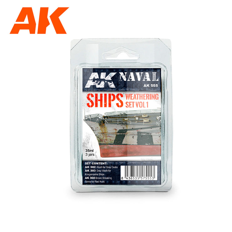 AK Interactive Ships Vol.1 Weathering Set