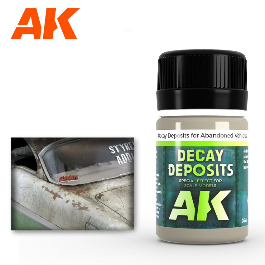 AK Interactive Decay Deposit for Abandoned Vehicles Enamel Paint 35ml Bottle