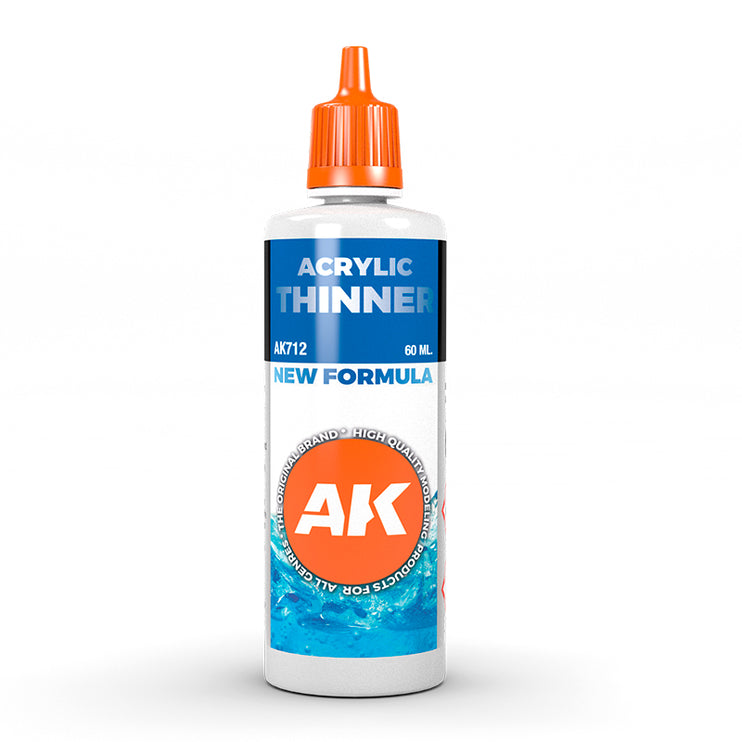 AK Interactive Acrylic Thinner 60ml Bottle