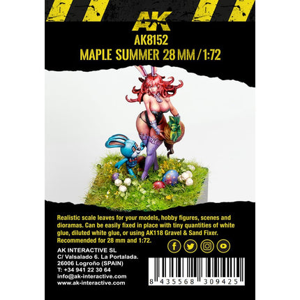 AK Interactive Maple Summer Leaves 1/72 (Bag 7 grams)