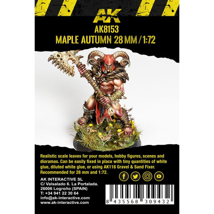 AK Interactive Maple Autumn Leaves - 28mm 1/72 (Bag 7 grams)