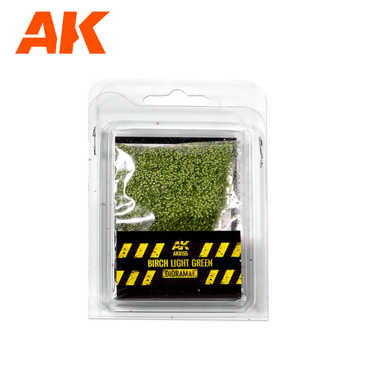 AK Interactive Birch Light Green Leaves - 28mm 1/72 (Bag 7 grams)