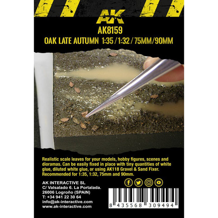 AK Interactive Oak Late Autumn Leaves 1/35 (Bag 7 grams)