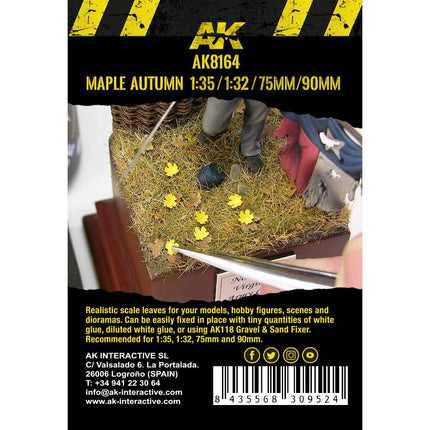 AK Interactive Maple Autumn Leaves 1/35 (Bag 7 grams)