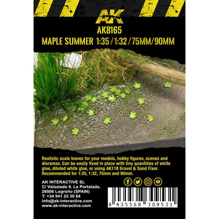 AK Interactive Maple Summer Leaves 1/35 (Bag 7 grams)