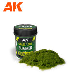 AK Interactive Grass Flock 2mm Summer 250ml Jar