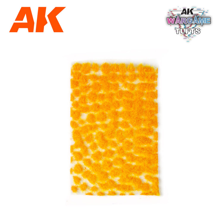 AK Interactive Orange & Yellow Wargame Tufts 4.5mm