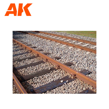 AK Interactive 1/72 Small Railroad Ballast
